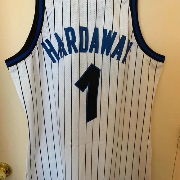 Mitchell & Ness Orlando Magic White and Blue Authentic Jersey size L/44